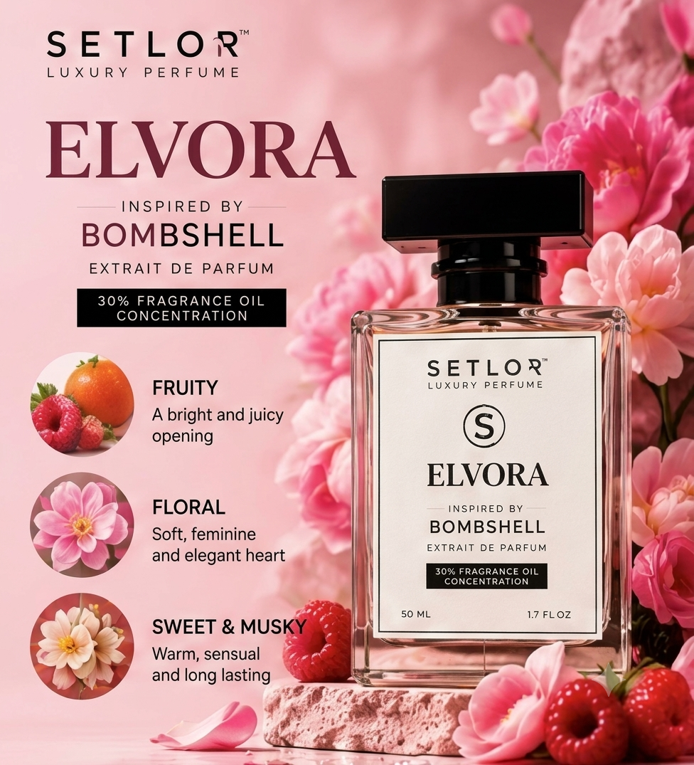 SETLOR™ ELVORA Luxury Perfume for Women | Extrait de Parfum