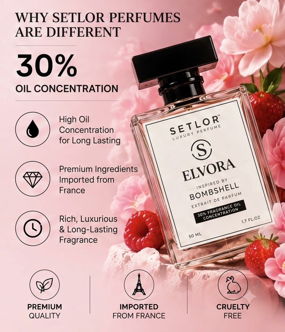 SETLOR™ ELVORA Luxury Perfume for Women | Extrait de Parfum
